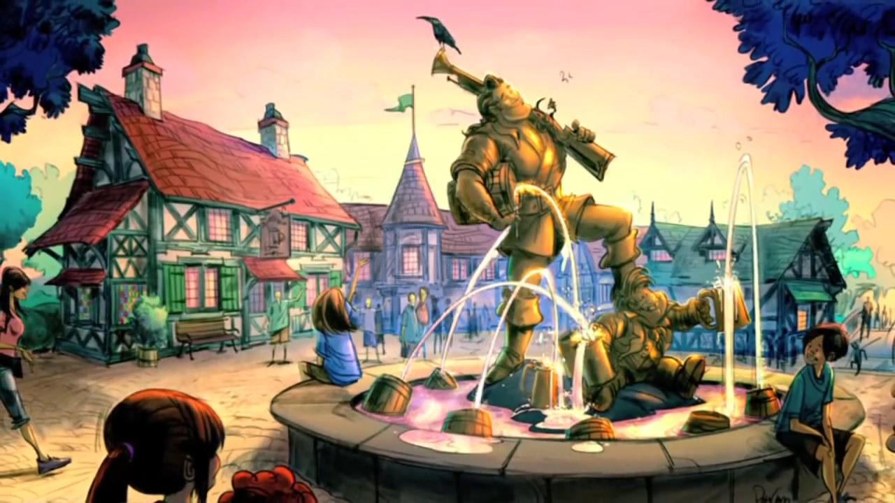 王国】新幻想世界里的贝尔小镇 belles village in new fantasyland