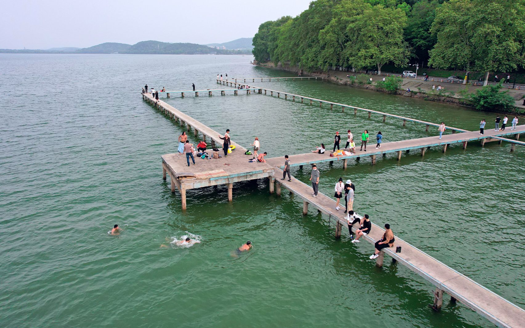 [航拍]凌波门跳东湖