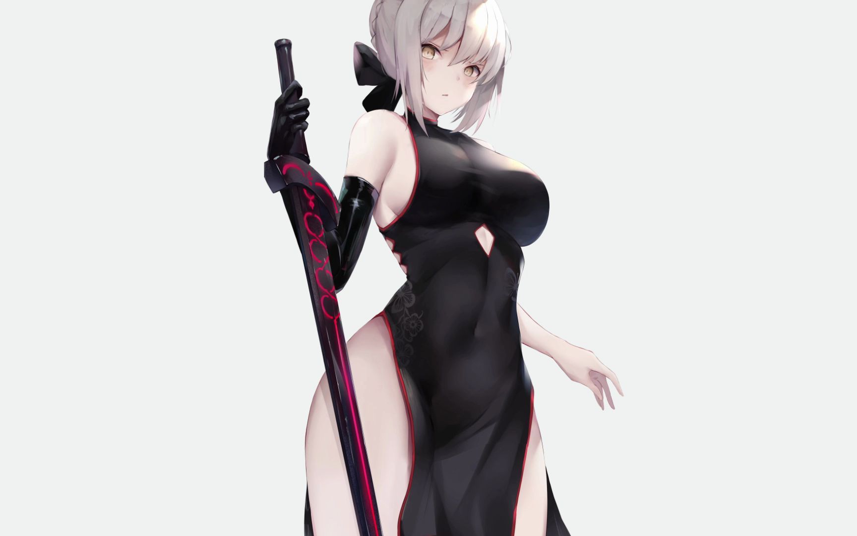 【动态壁纸】黑saber 真.真的有这么丝滑吗!_哔哩哔哩_bilibili