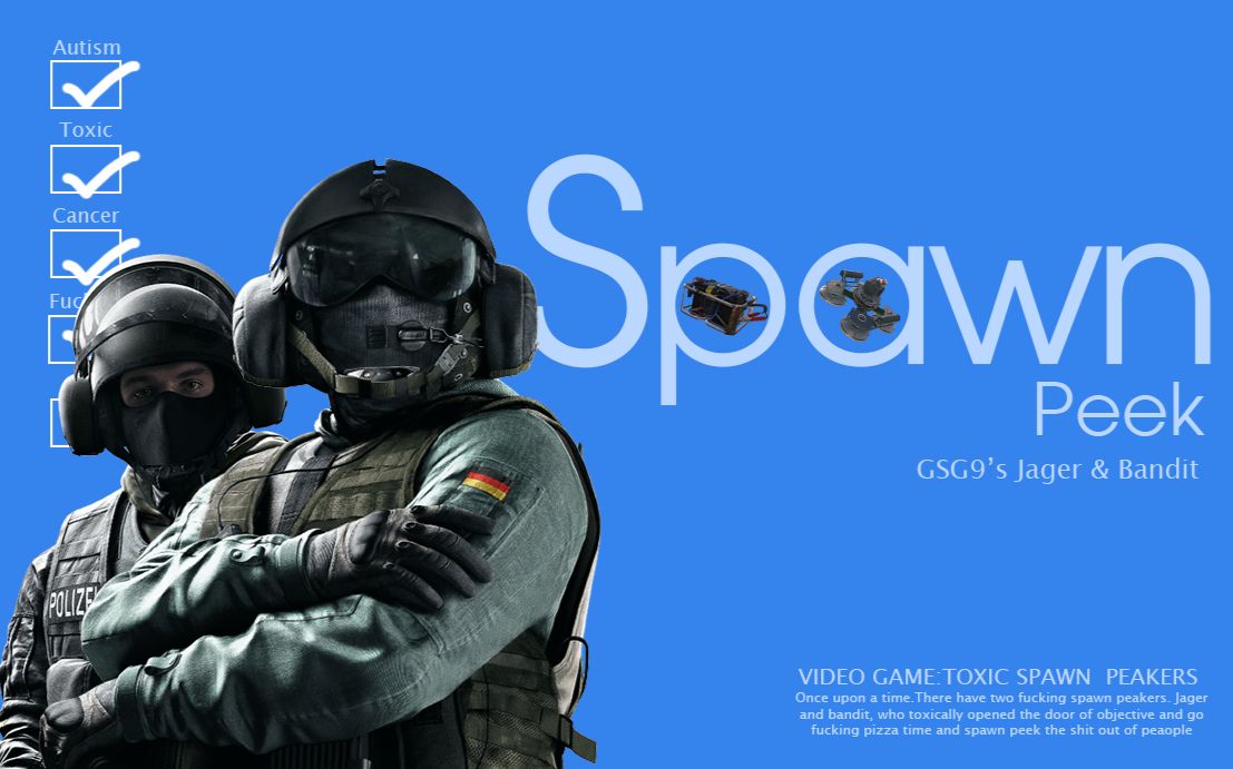 how2gsg9德国双雄贪玩反恐彩虹六号meme蒙太奇