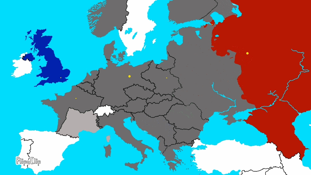 [图]【历史地图】第二次世界大战欧洲战场全程战线