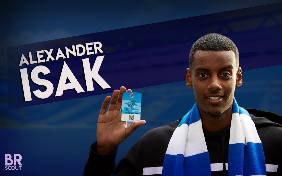 伊萨克瑞典新星皇家社会前锋个人集锦201920