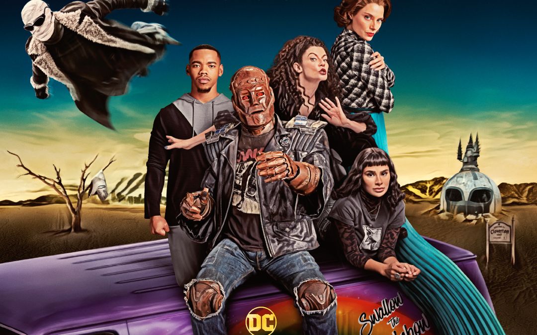 [图]20221208美剧"末日巡逻队 DOOM PATROL"S04E01第四季开播，四个极端不稳定不靠谱的超级英雄通过各种方法对抗屁屁怪拯救世界