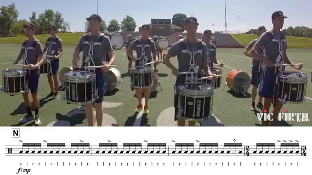 [图]【行进打击乐】2017 Carolina Crown Snares - LEARN THE MUSIC to "NO one To kNOW one"