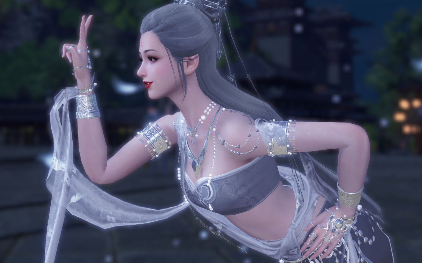 天涯明月刀 光音天黑白染-飞天舞