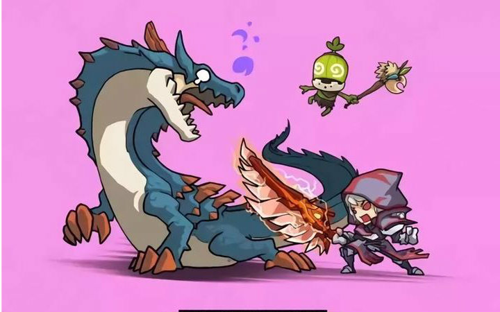 骑士【mhx/怪物猎人x】(不拔刀)锤子"真·裸"村下位海龙(0针捕获)