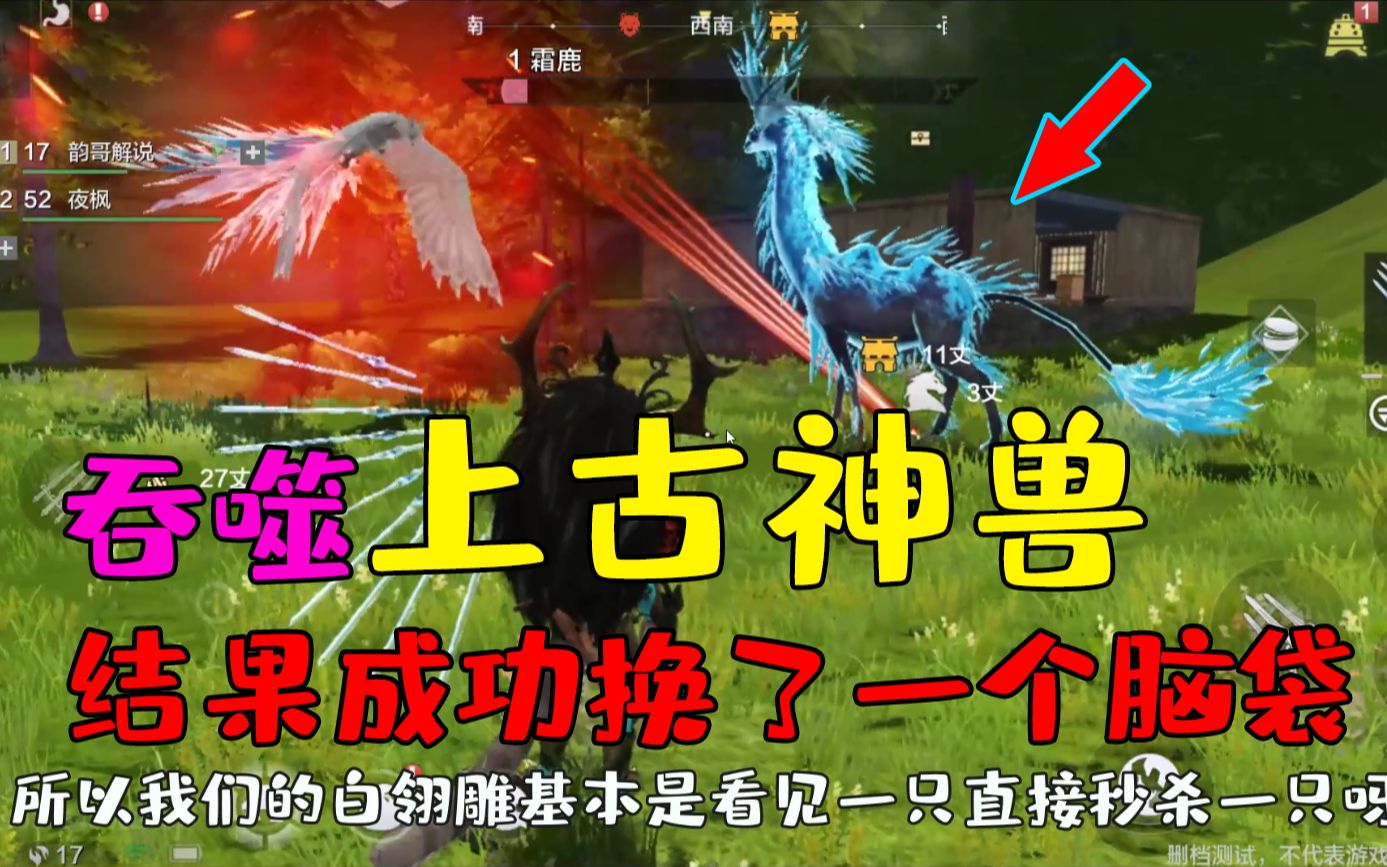 妄想山海进一步吞噬进化然后把坐骑脑袋换了一个