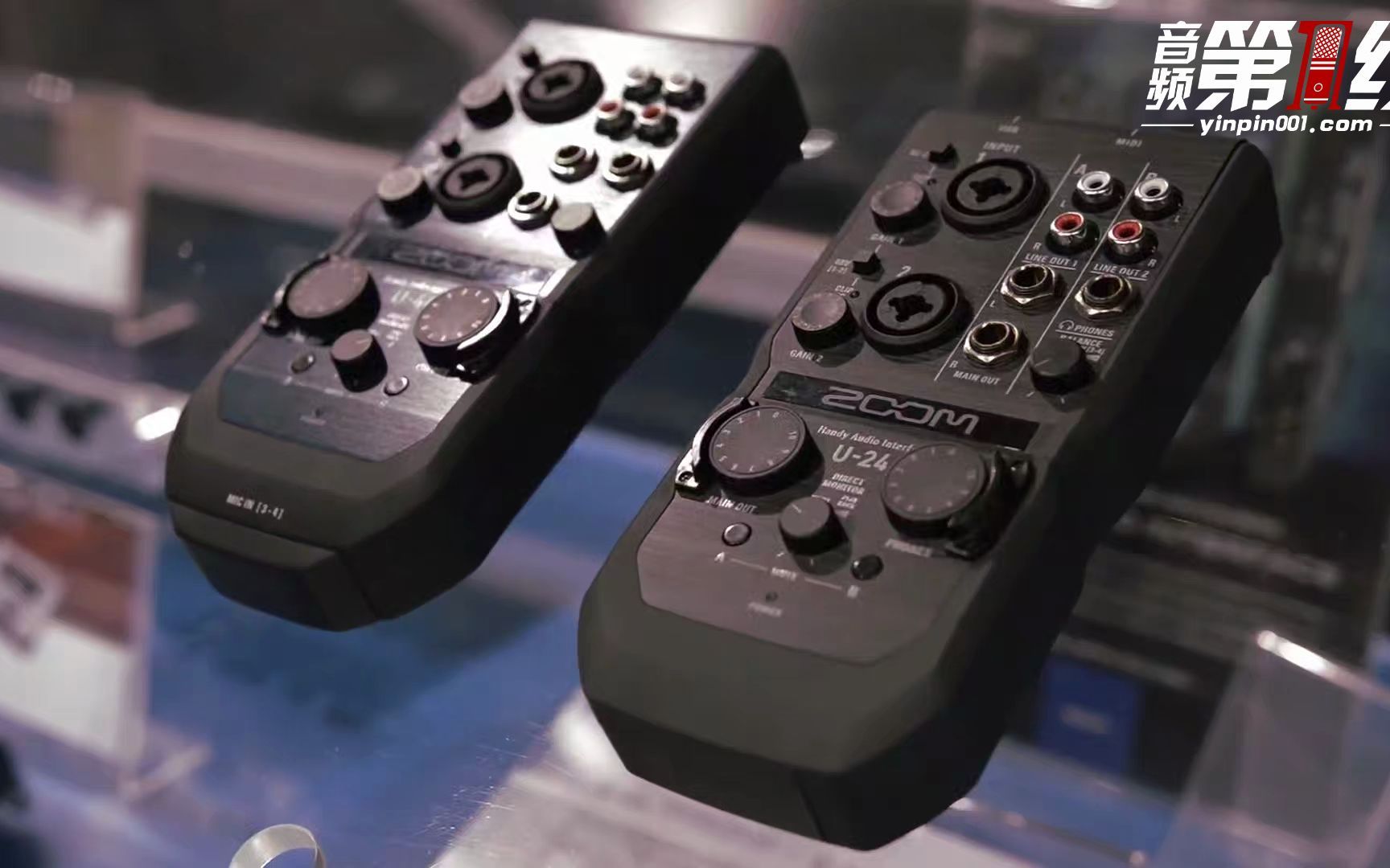 ZOOM U-24 便携移动音频接口/专业声卡可电池供电支持iPhone/iPad
