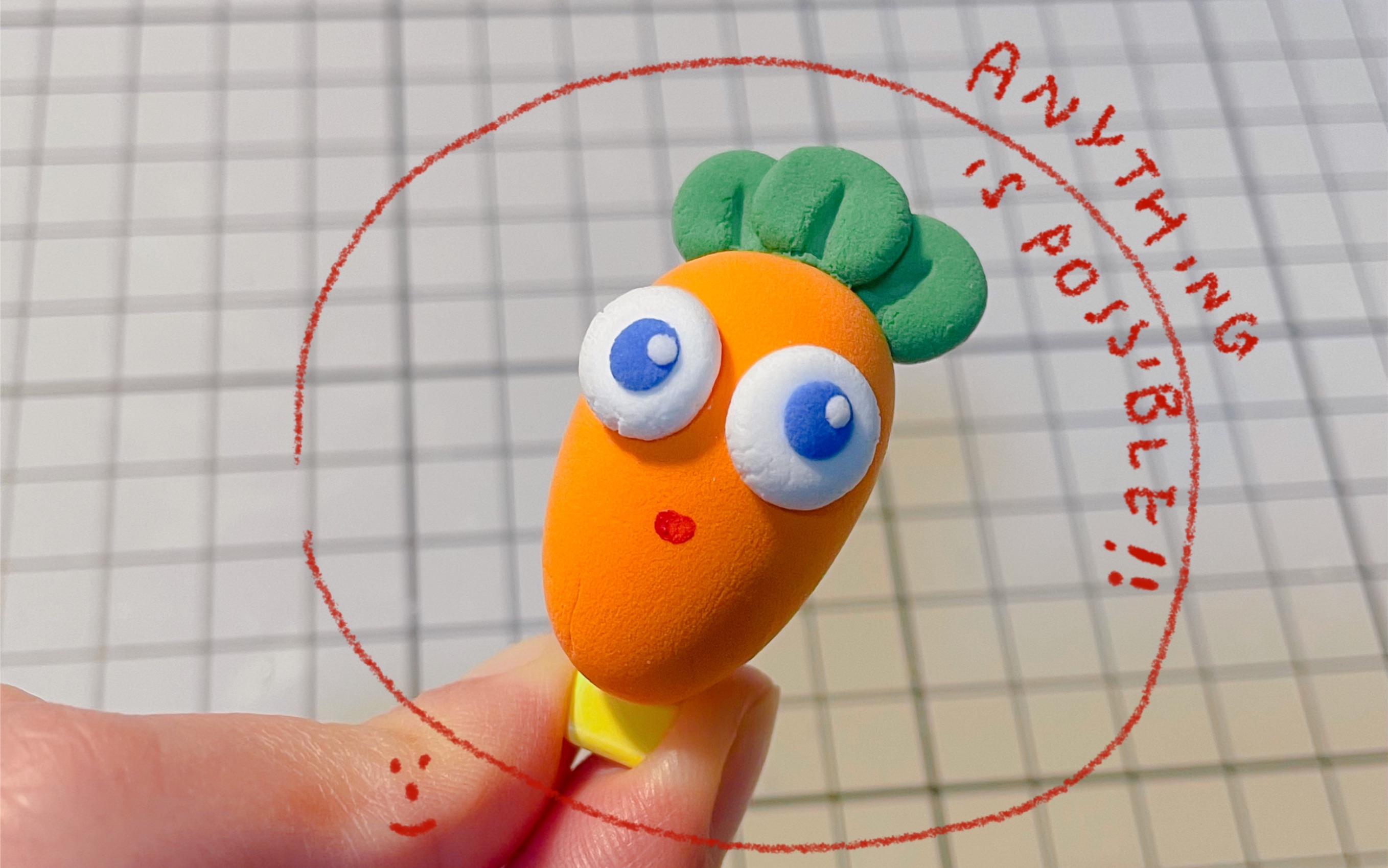 『超轻粘土』保卫萝卜手工发卡