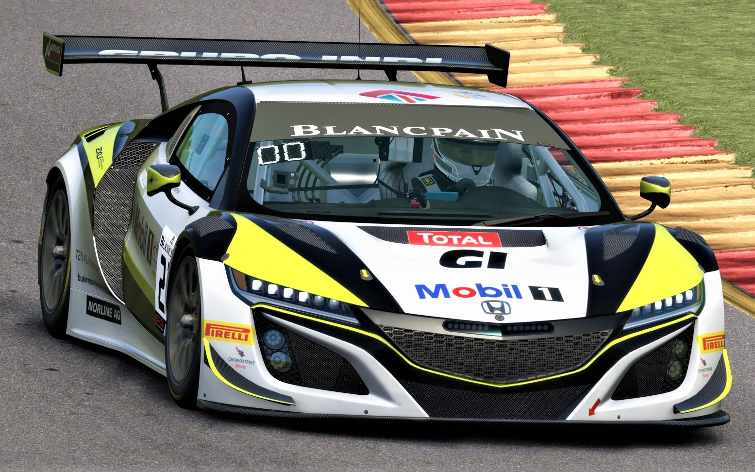神力科莎mod车辆分享#164-本田nsx gt3 evo/nsx gt3 convert from acc