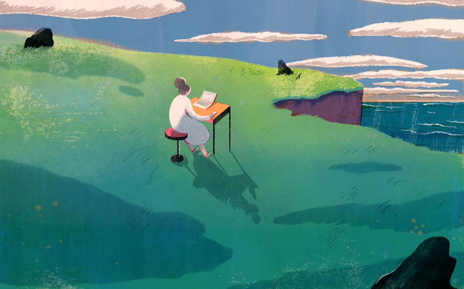 【插画分享】临摹到大师之路,258张国外插画大师lisk抽象插画