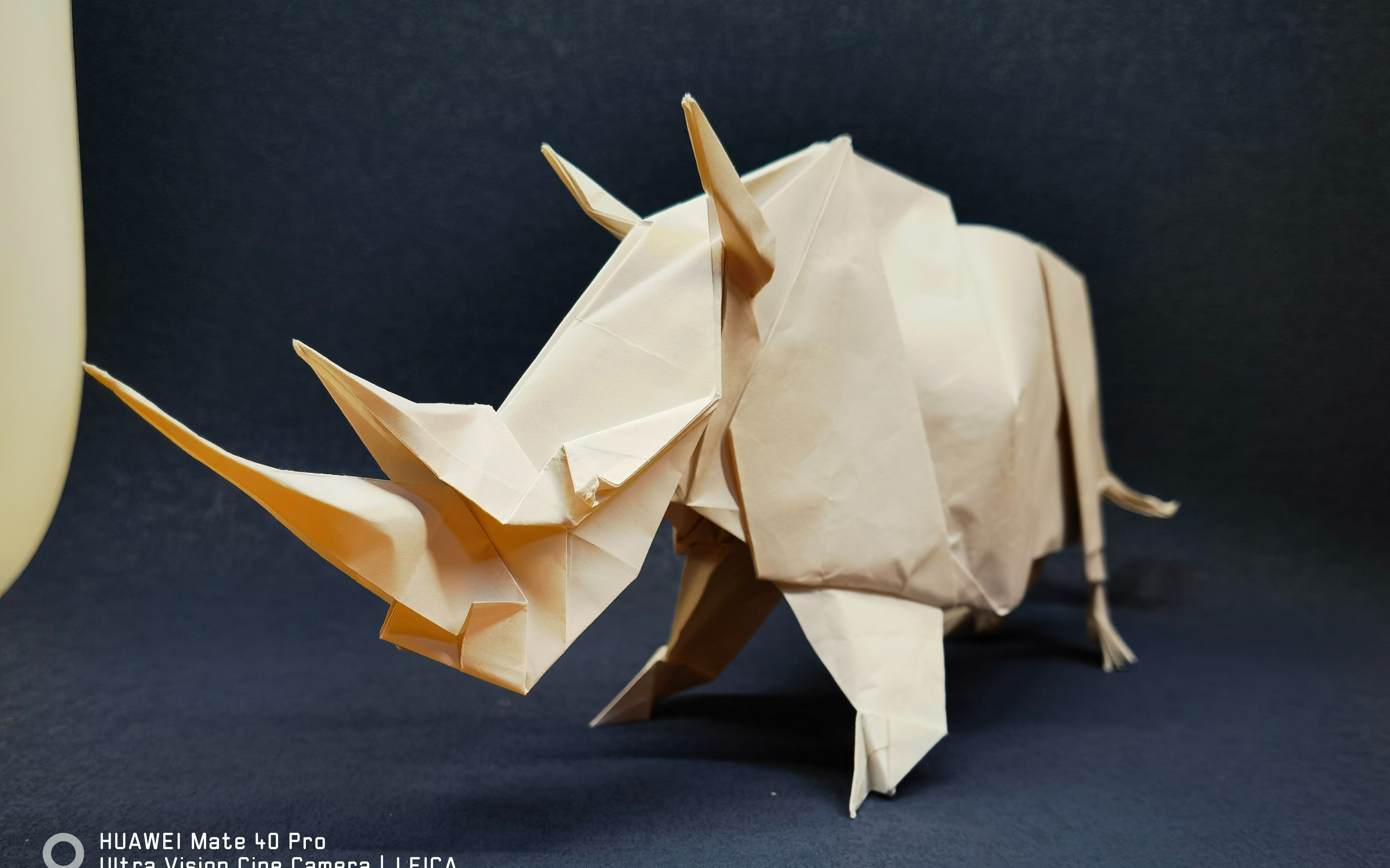 折纸教程白犀牛