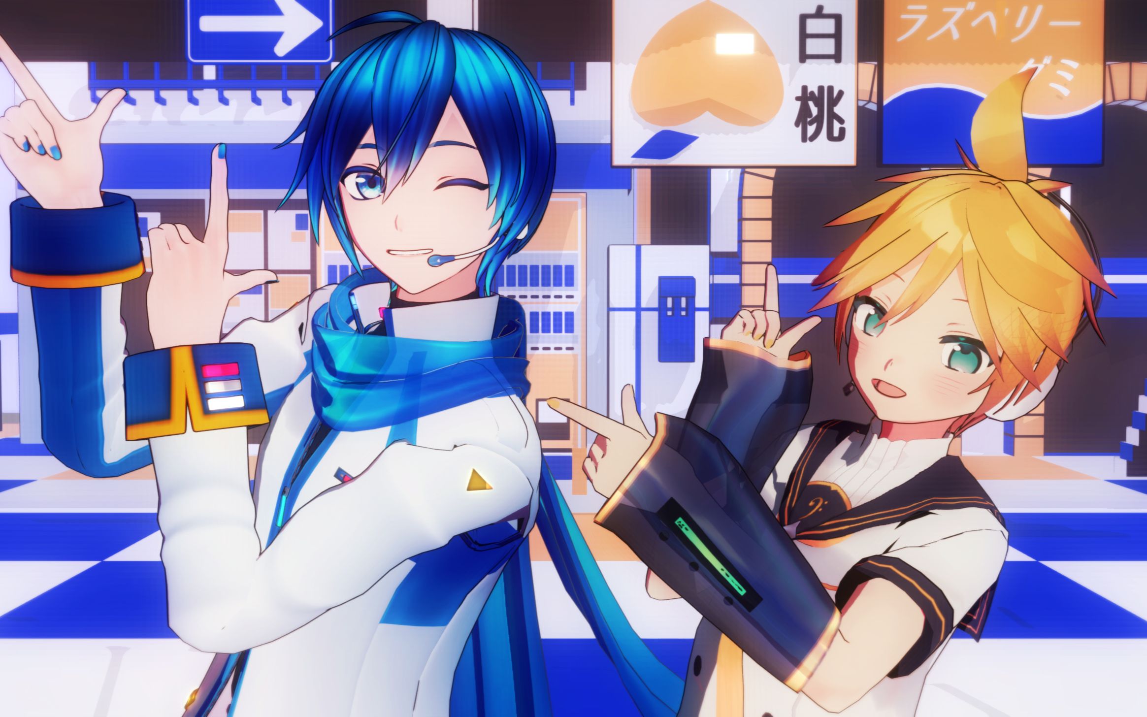 [图]【MMD】♥☆Sparkle☆♥【KAITO/LEN】