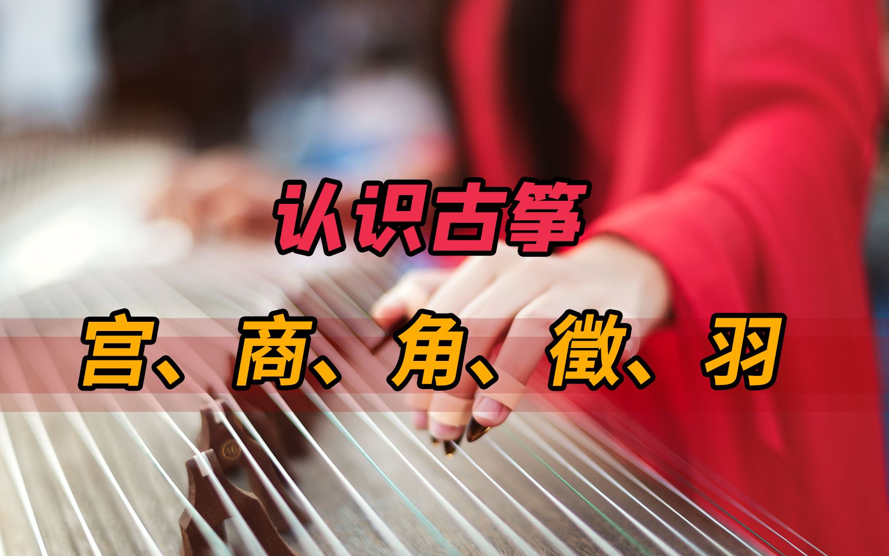 认识古筝宫商角徵羽第二集