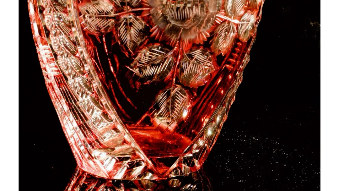 德国顶级水晶dresden 水晶花瓶