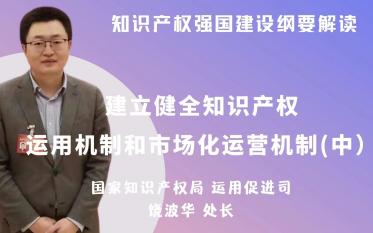 [图]“知识产权强国建设纲要解读”系列持续更新啦！——《建立健全知识产权运用机制和市场化运营机制》（中），谢谢关注~