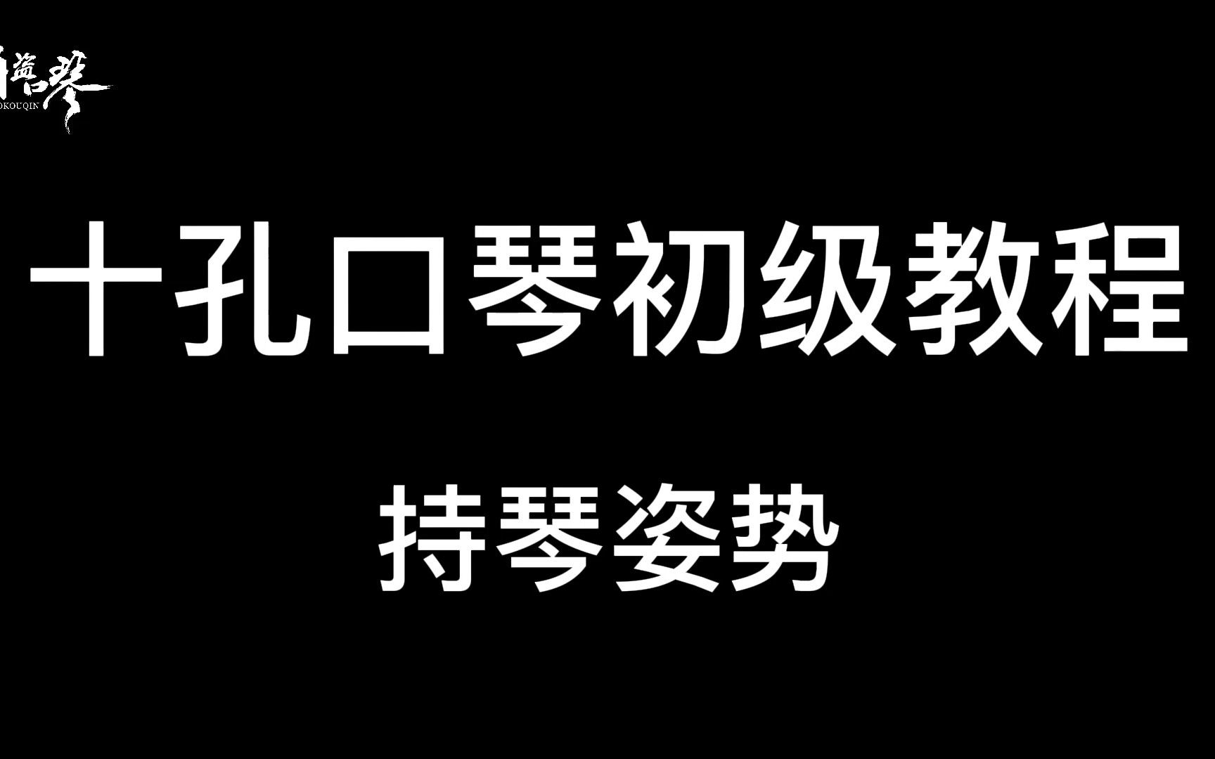 [图]【十孔口琴初级教程】 持琴姿势