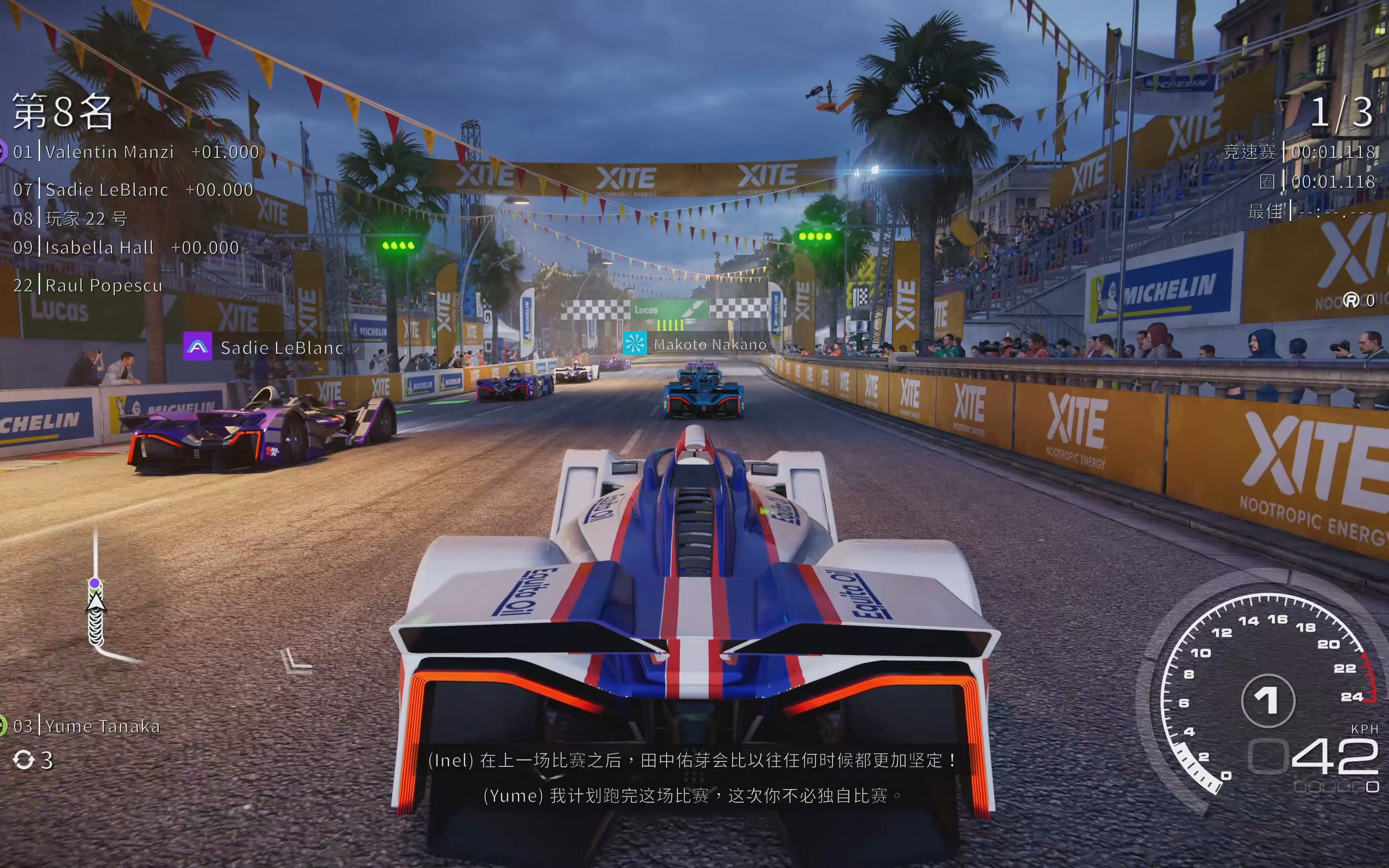 【4k】psn5月会免游戏《超级房车赛:传奇grid legends》巴塞罗那