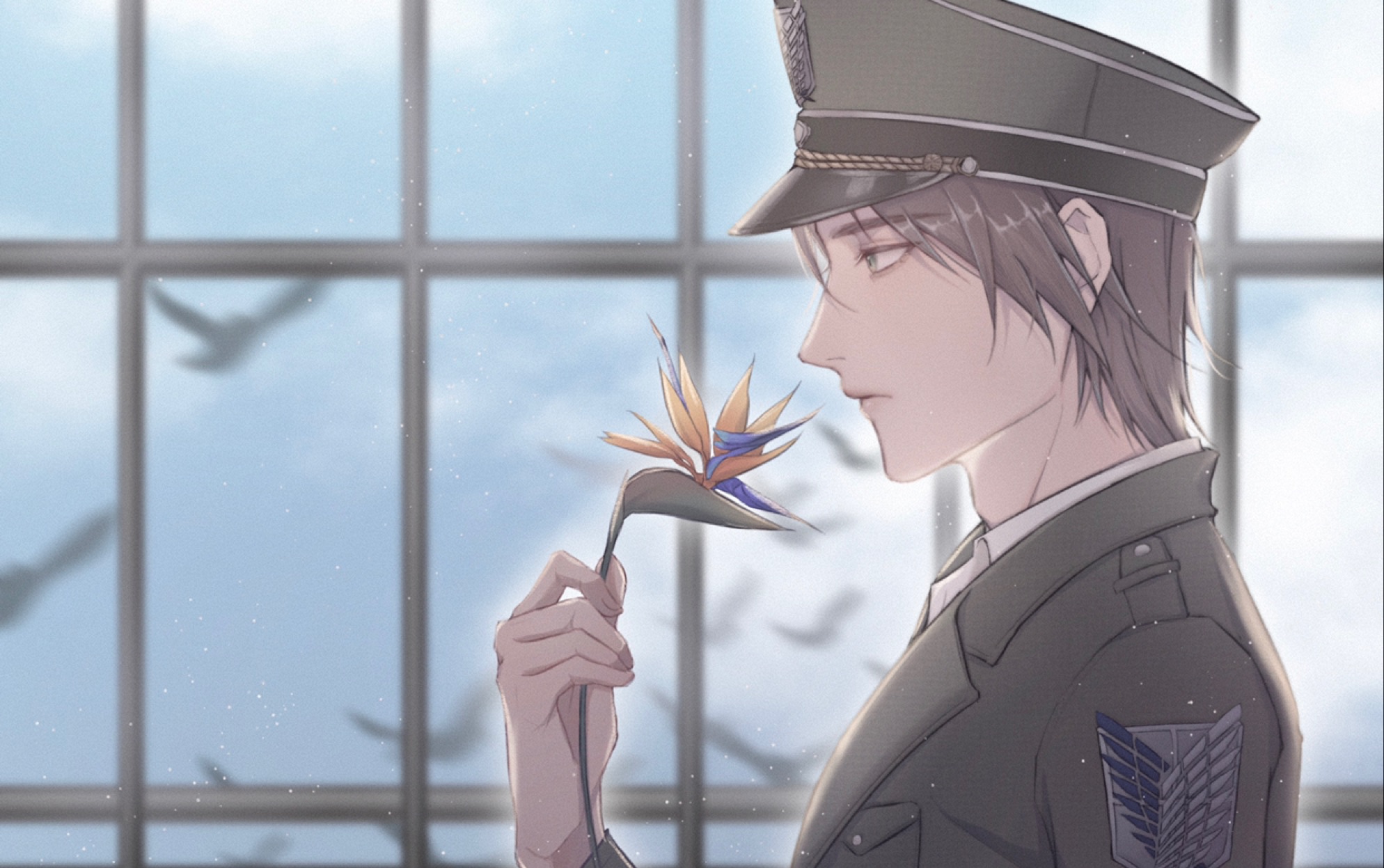 【procreate】摸个军装艾伦_哔哩哔哩 (゜-゜)つロ 干杯~-bilibili