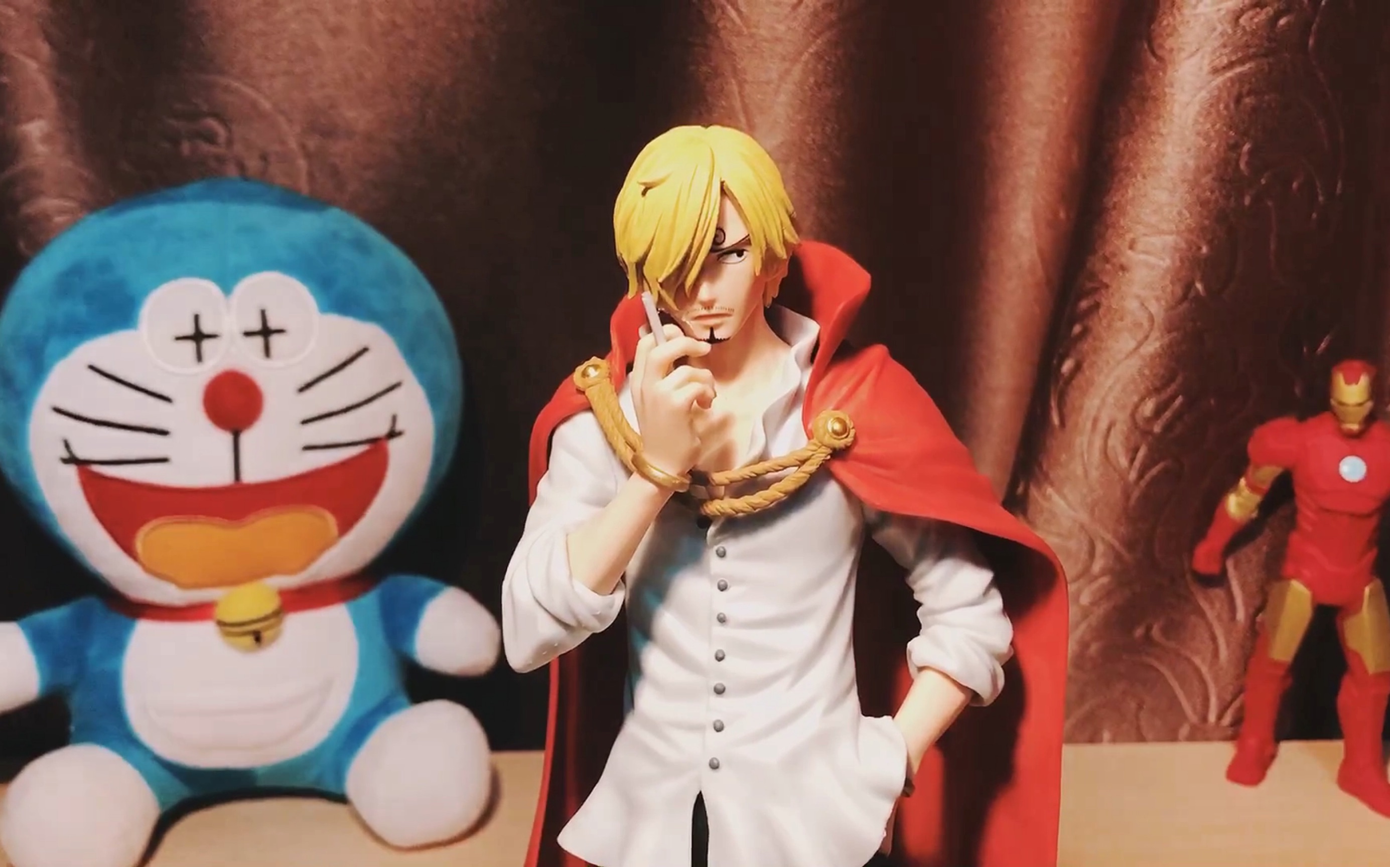 超帅气海贼王山治会员购手办开箱