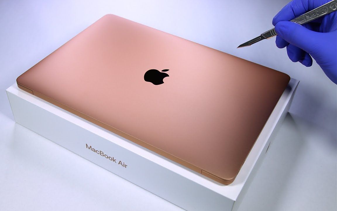 【dr debox 助眠】助眠10分钟 开箱macbook air 玫瑰金 20200217_哔哩