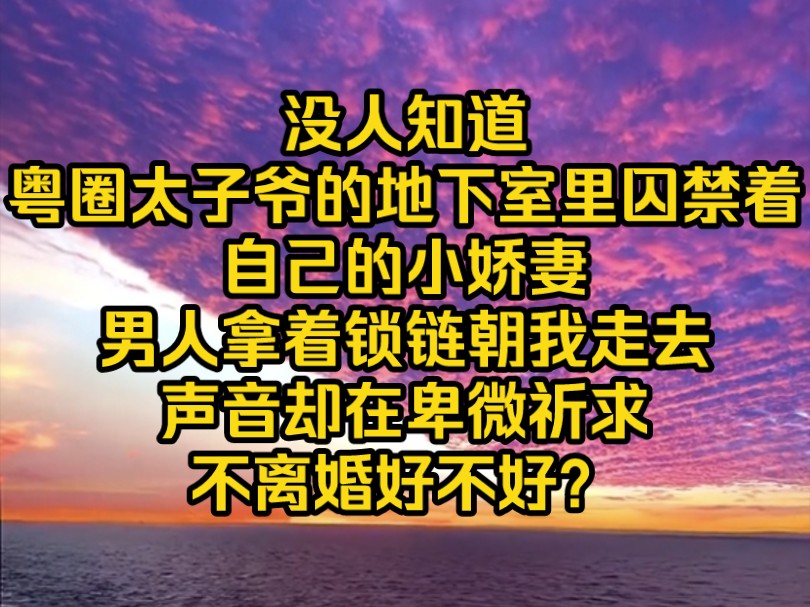 [图]《南昔入骨》没人知道，粤圈太子爷的地下室里囚禁着自己的小娇妻。男人拿着锁链朝我走去，声音却在卑微祈求，不离婚好不好？