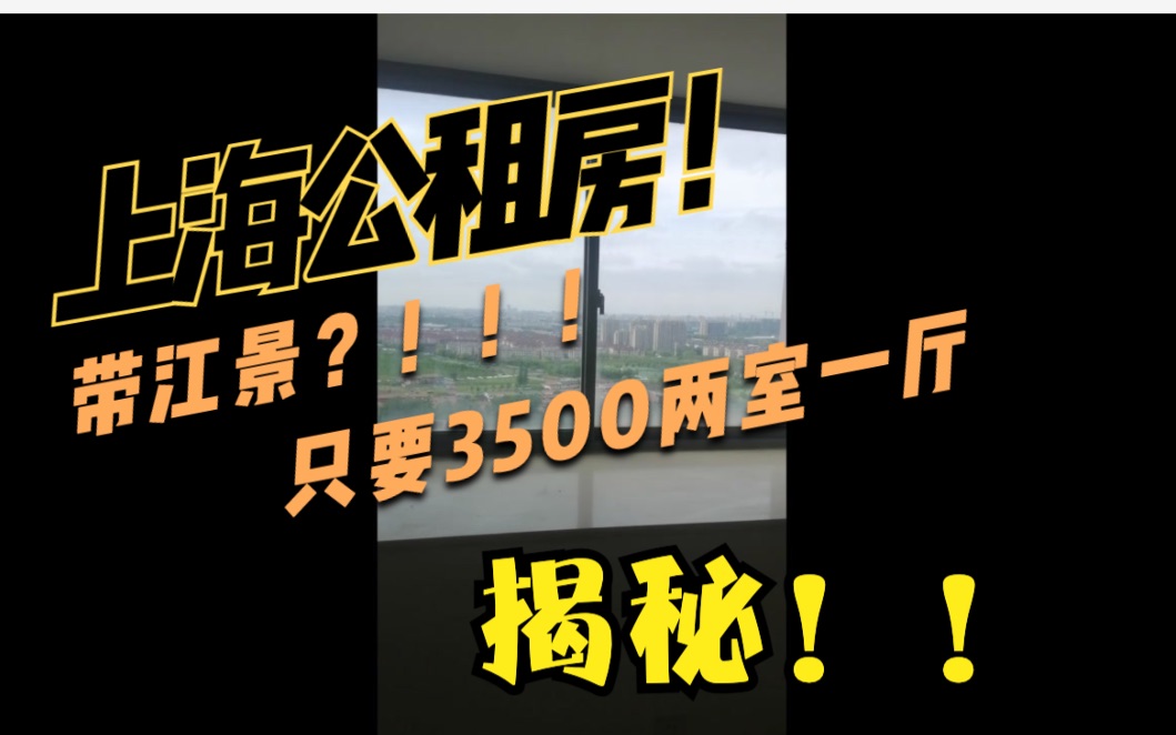 上海公租房首次大揭秘!只要3500元/月 两室一厅!能租到什么样的公租房?哔哩哔哩bilibili