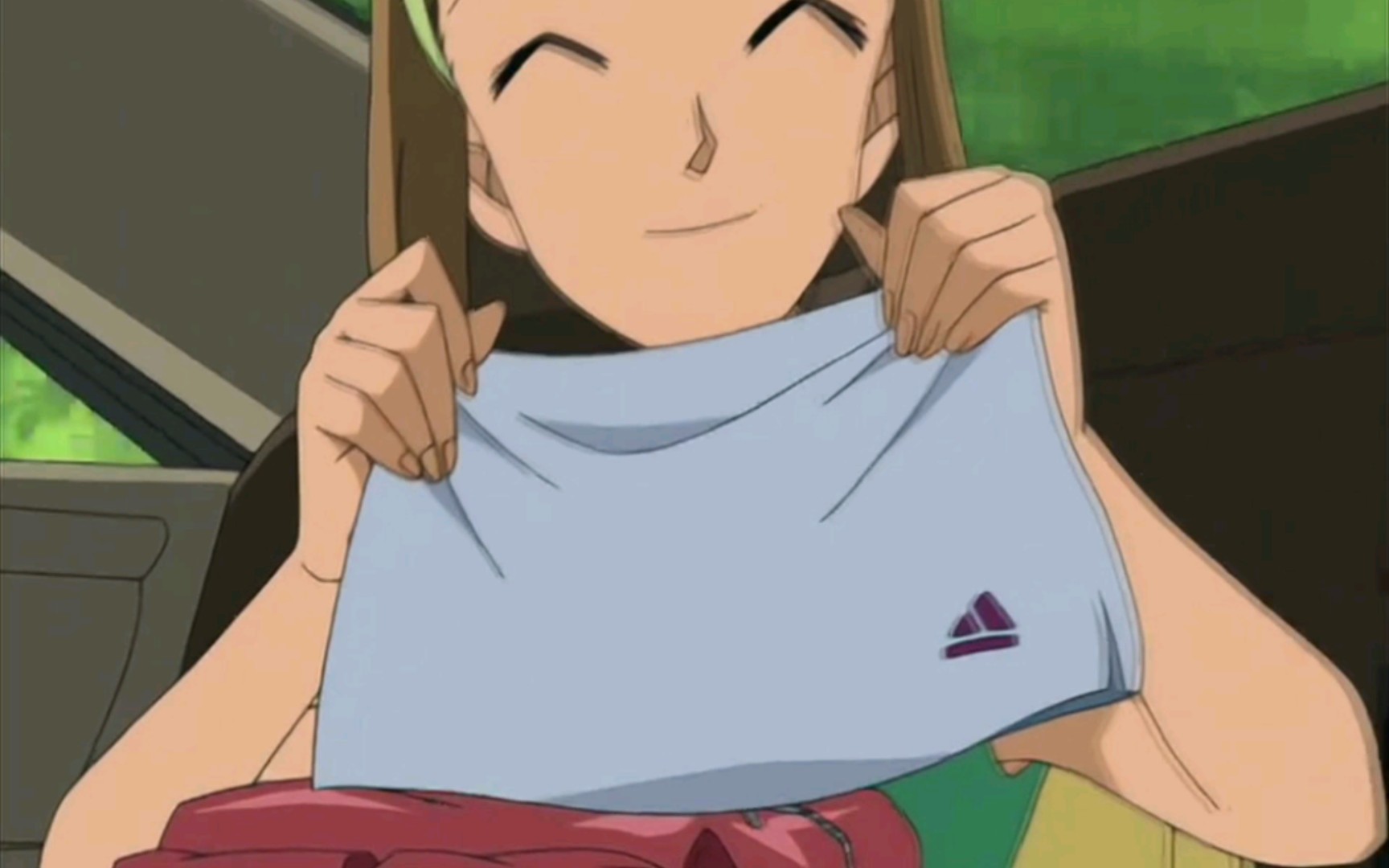 圆子竟想看小兰穿这么短的裙子柯南我想看不想别人看356集