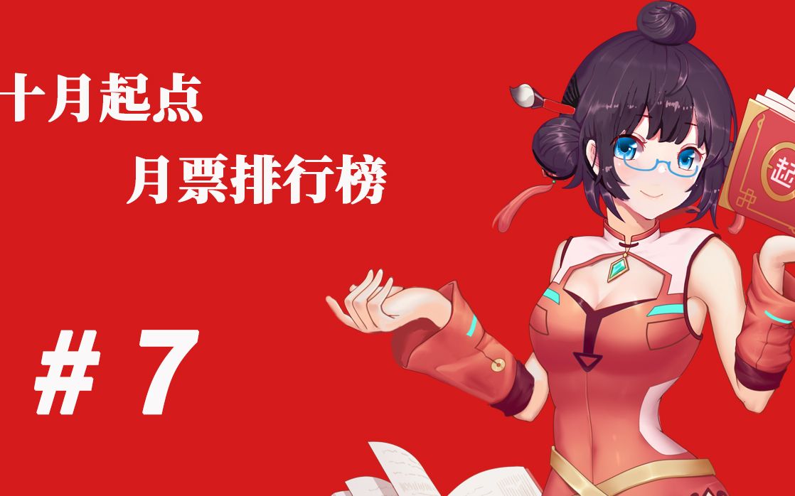 起点读书月票排行(2019年10月)哔哩哔哩bilibili