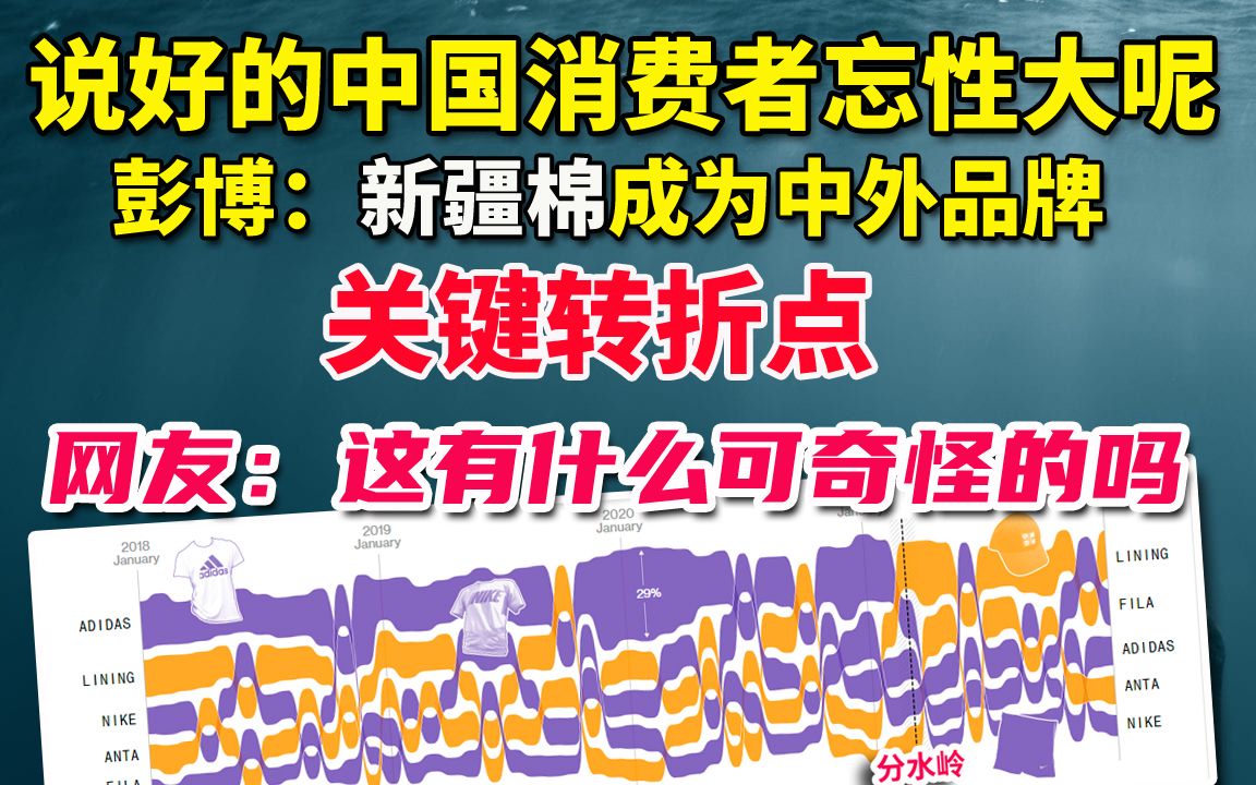 说好的中国消费者忘性很大呢?新疆棉成为中外品牌关键转折点,网友:这有什么可奇怪的吗哔哩哔哩bilibili