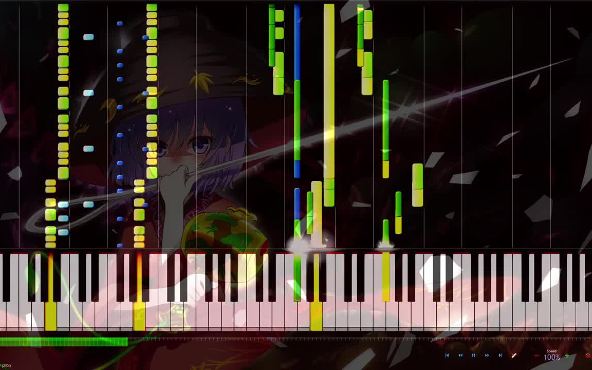 [图]【东方原曲还原】辉光之针的小人族 - 东方辉针城【synthesia】