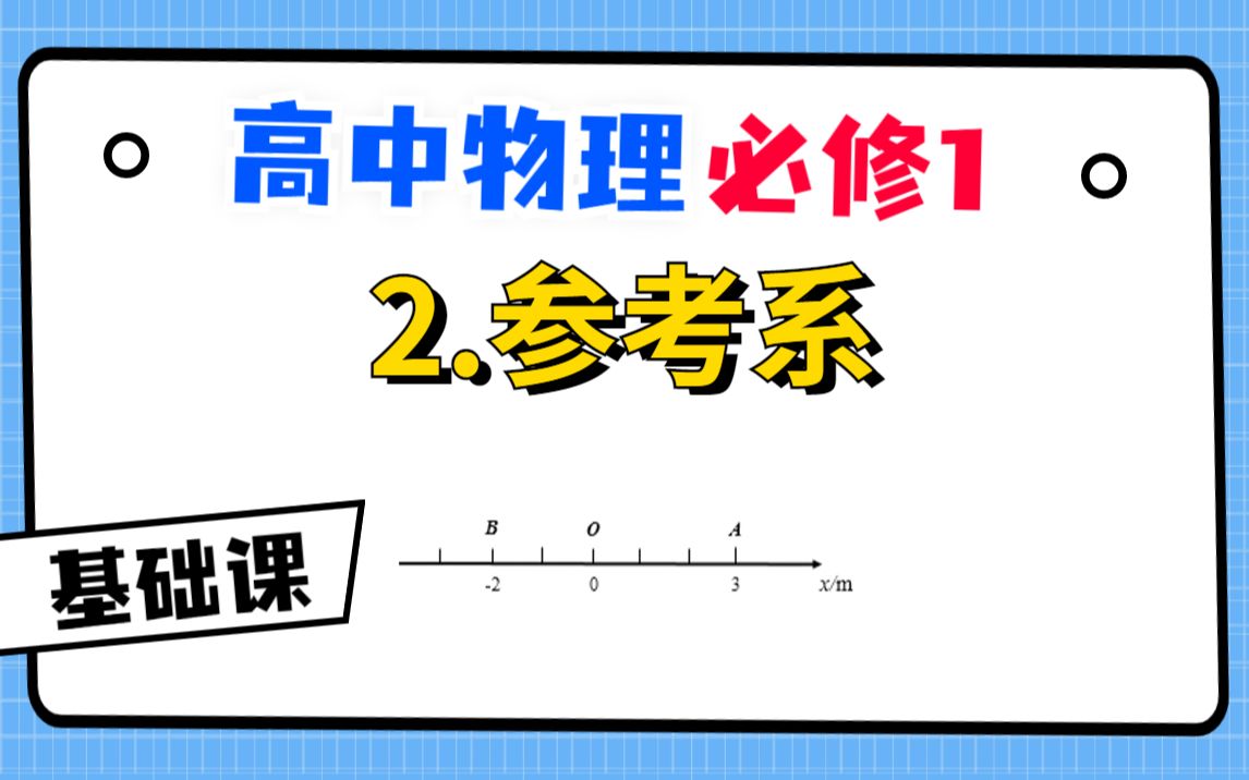 【高中物理必修1基础课】2.参考系哔哩哔哩bilibili