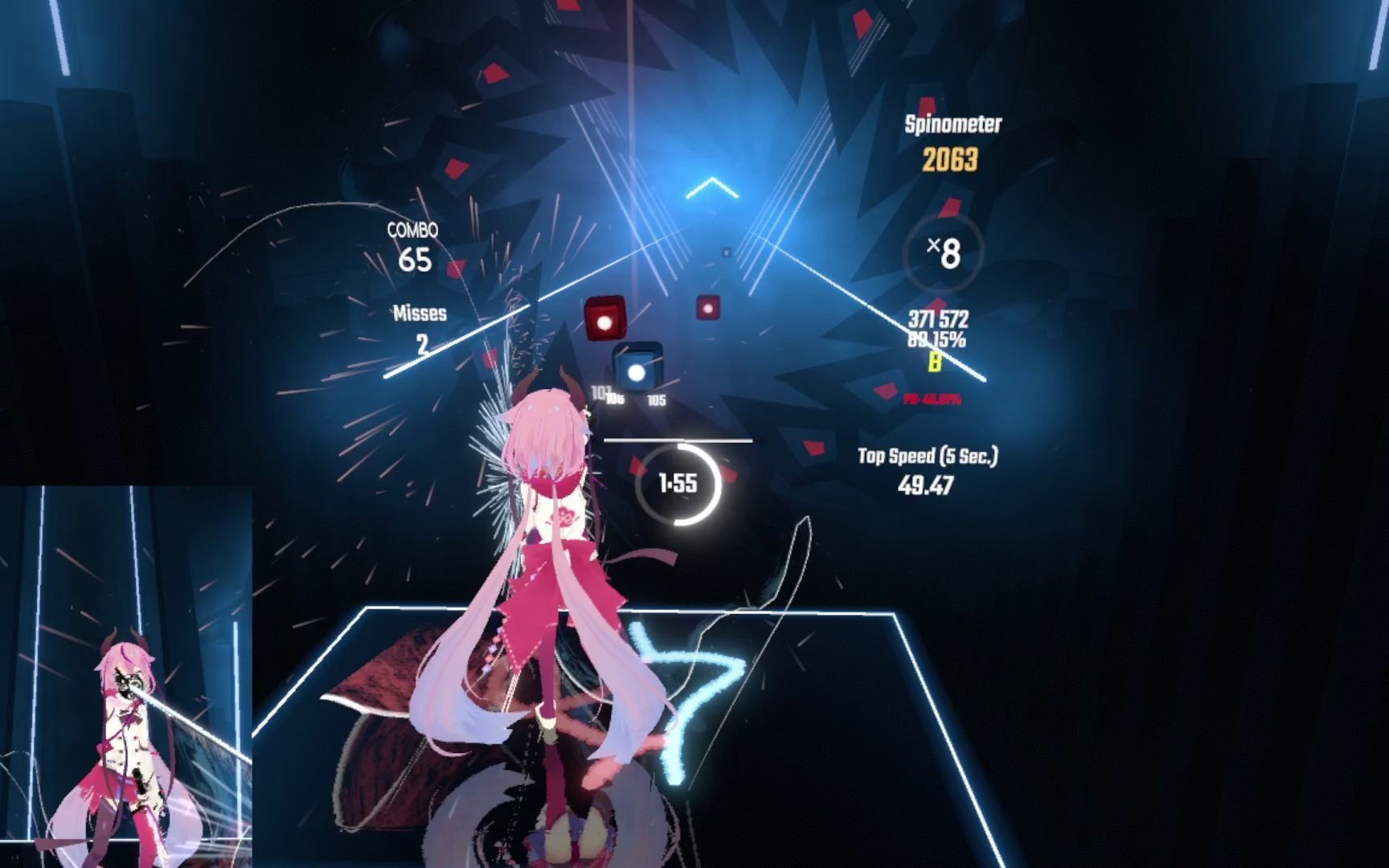 hitchcock – yorushika--节奏光剑 反手握法 第三人称