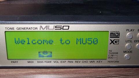 油管转载】雅马哈MU50 MIDI硬音源原厂示范曲，最经典的XG音源，S-YXG50 