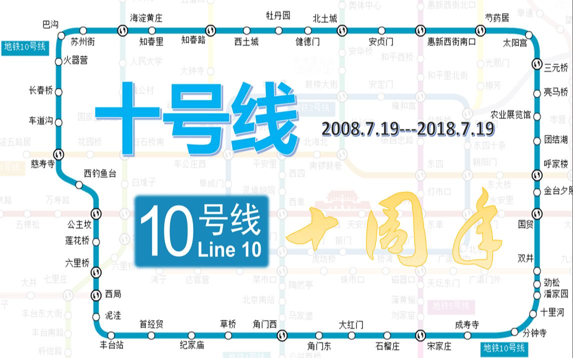 北京地铁10号线图图片