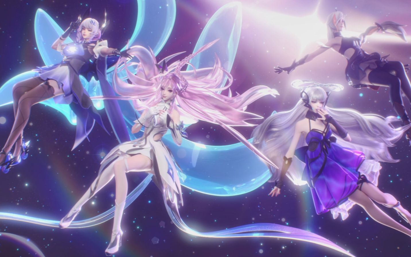 【popic】虚拟女团wave-ride one official mv梦幻上线-garena aov