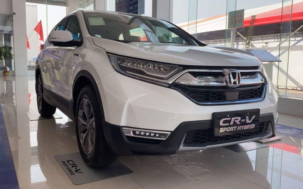 2019款广汽本田crv混动版到店,全方位了解后,买不买自己看着办_哔哩