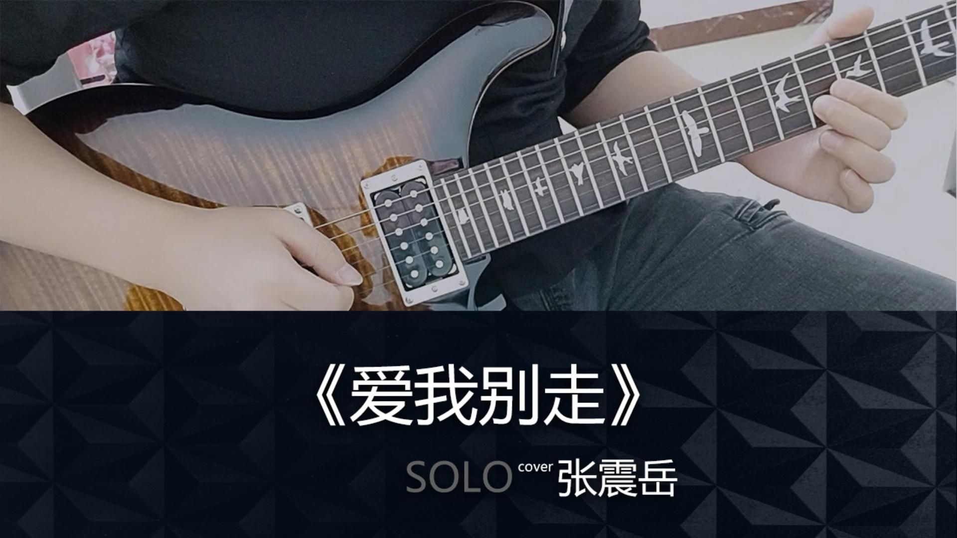 张震岳《爱我别走》电吉他solo