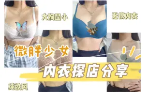 Download Video: 65kg 80D|男生止步！微胖少女内衣探店视频！上身试穿！纯欲风！少女感！舒服度！应有尽有！