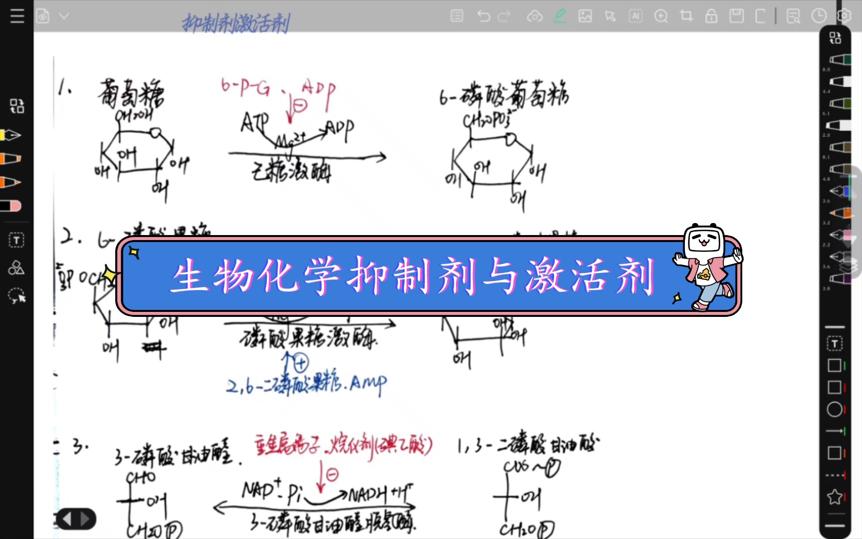 生物化学中抑制剂与激活剂总结哔哩哔哩bilibili