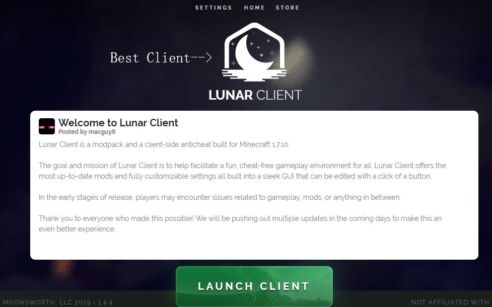 Луна клиент. How to Bypass Lunar client. Launch client
