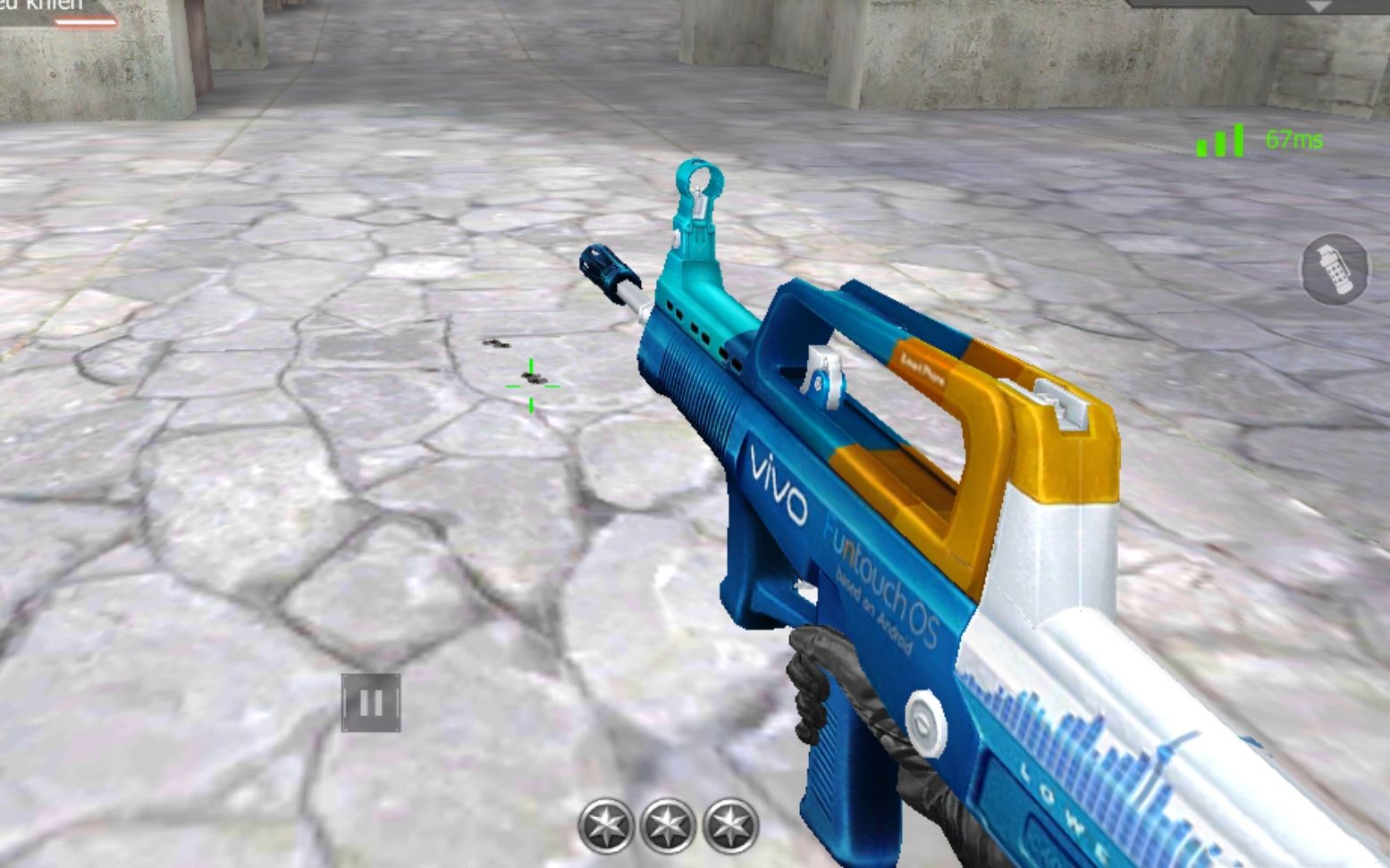 【cf手游秋刀】最新限定武器qbz95-vivo来袭,国产精品,照亮你的美