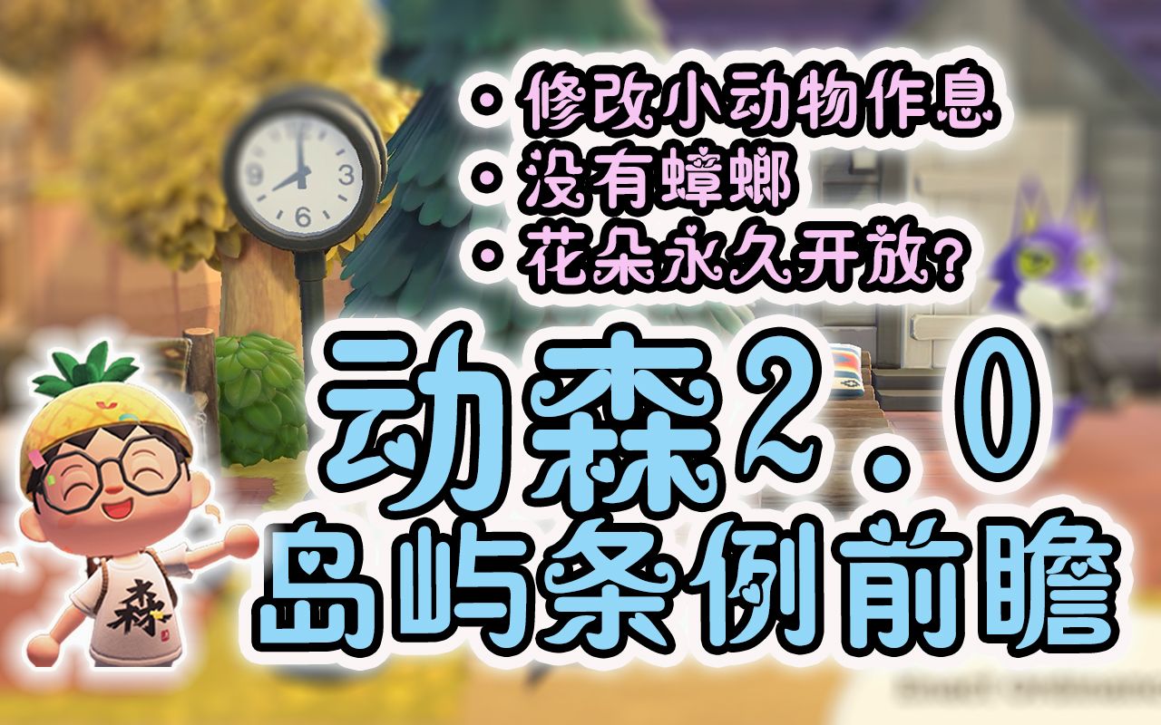 [图]动森丨2.0岛屿条例丨会和前作新叶中的规则一样吗？丨我们一起来预测一下吧！