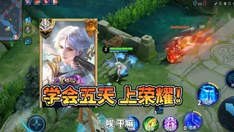 学会五天上荣耀！顶级中路诸葛亮思路教学！
