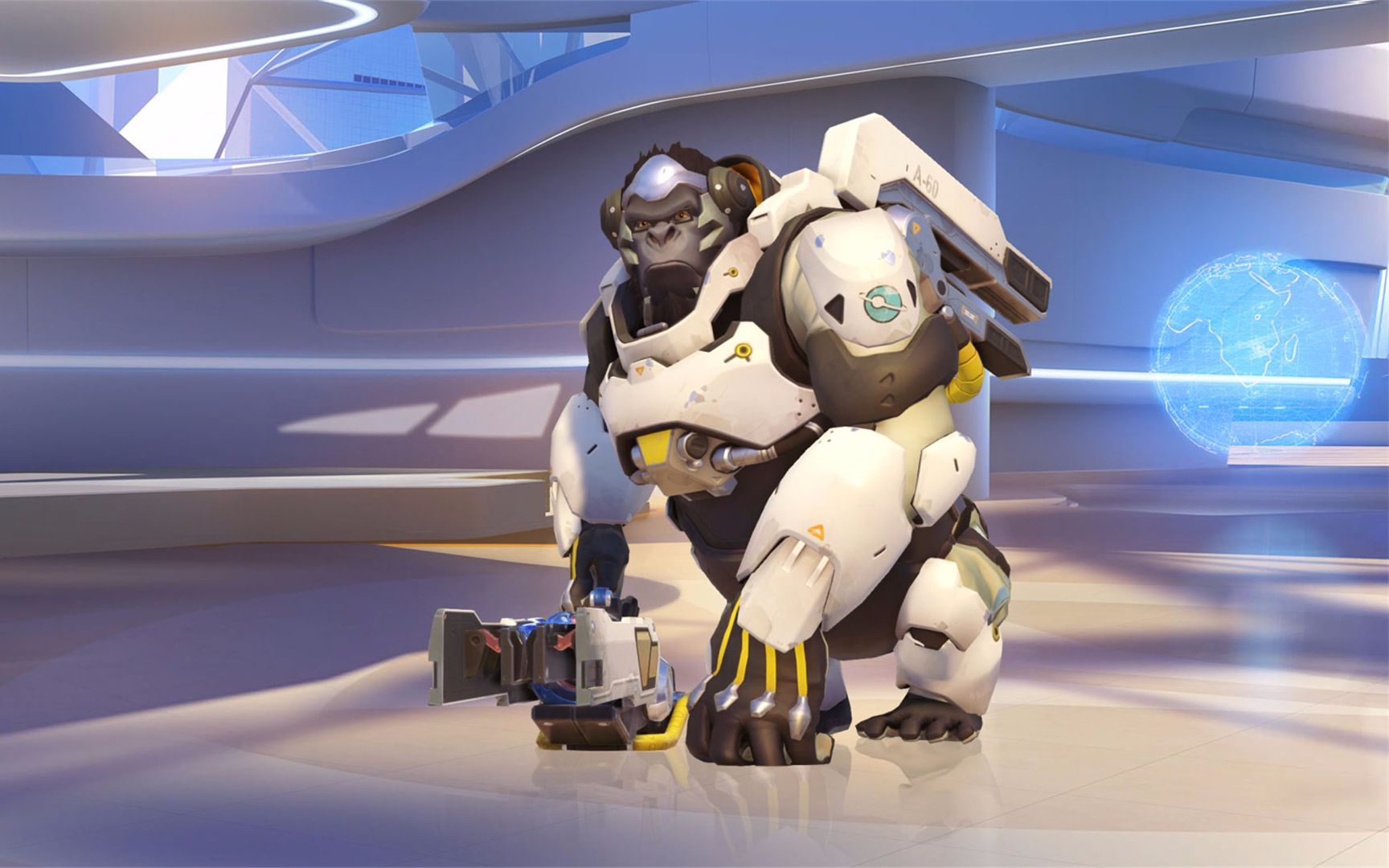 【黑鲨】守望先锋温斯顿(飞天猩猩迎新年)_哔哩哔哩_bilibili