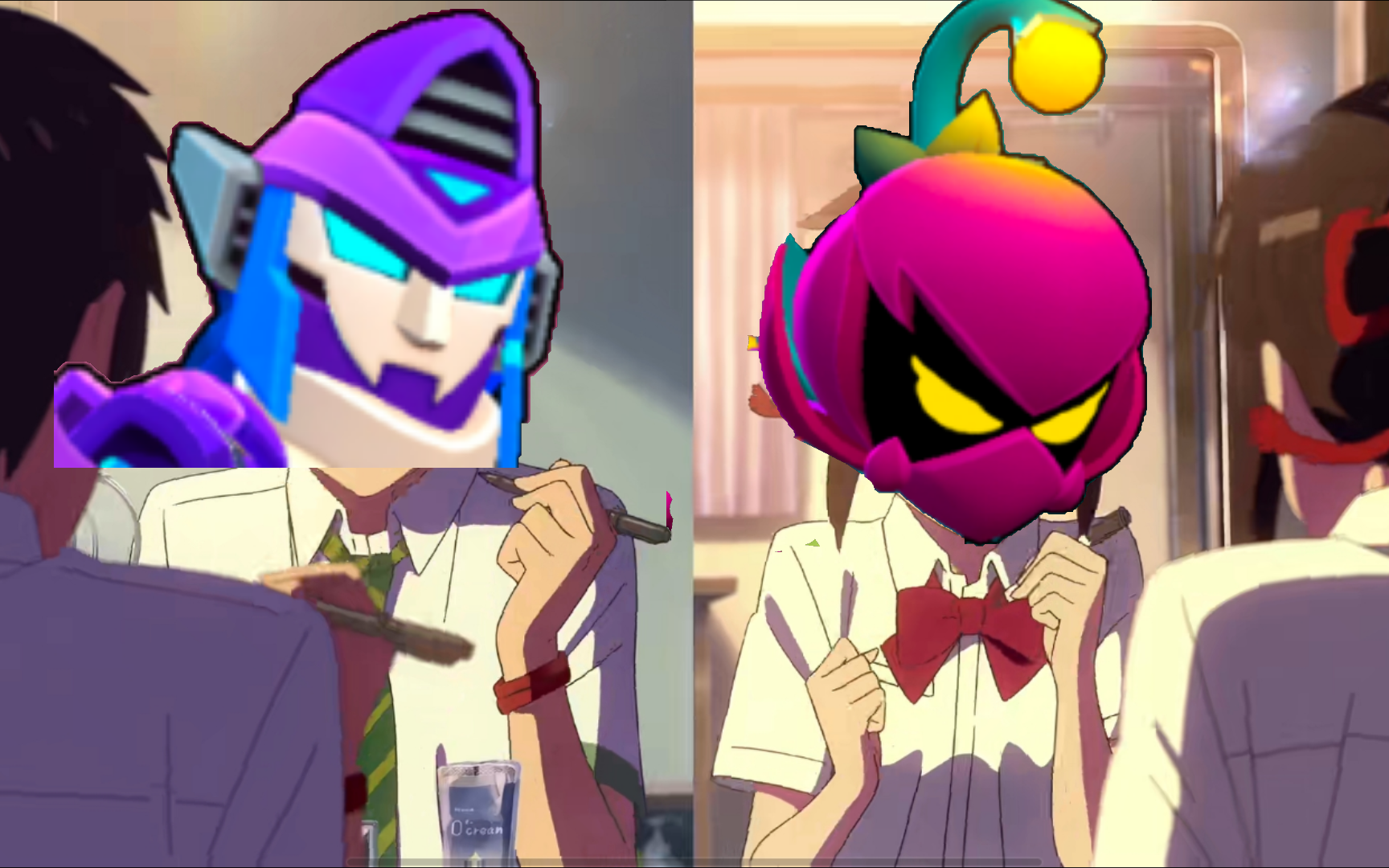 荒野乱斗×你的名字√名场面