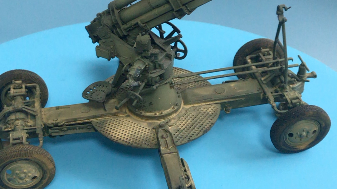 1/35 二戰蘇軍52k-m1939 85mm防空炮_嗶哩嗶哩_bilibili