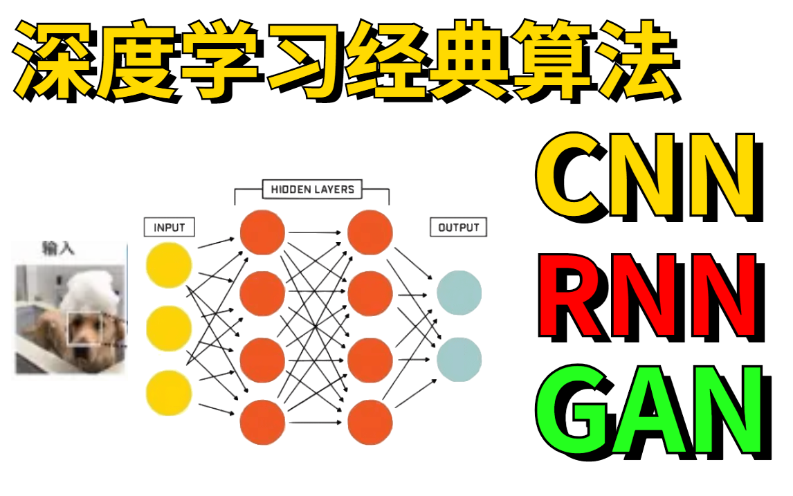 【如何1天快速入门神经网络?】国内GitHub大神让你18个小时就能掌握三大神经网络(CNN+RNN+GAN)!人工智能/AI/深度学习哔哩哔哩bilibili