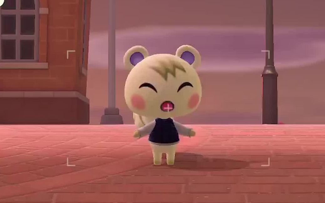 动物森友会1好不容易想拍个小润唱歌却被无情打断