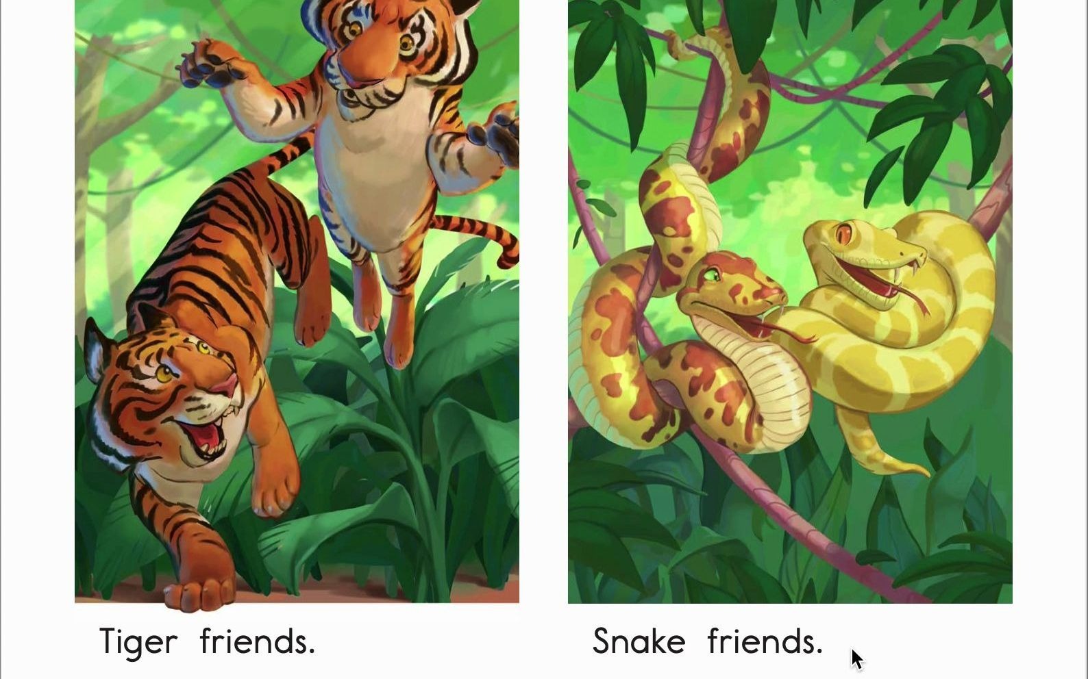 绘本阅读-level-aa-15- jungle friends